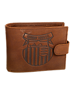 Tan Leather Embossed Wallet
