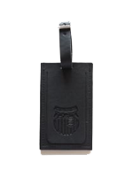Embossed Luggage Label in Black