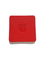 Embossed Red Coaster
